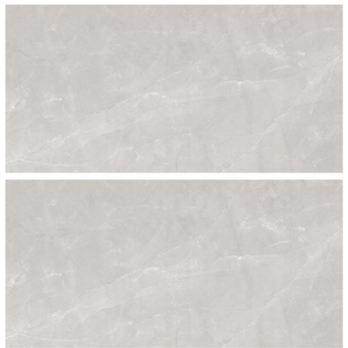 PŁYTKI SZARE DUZE GRES WIELKOFORMATOWE BŁYSZCZĄCE ŁAZIENKOWE